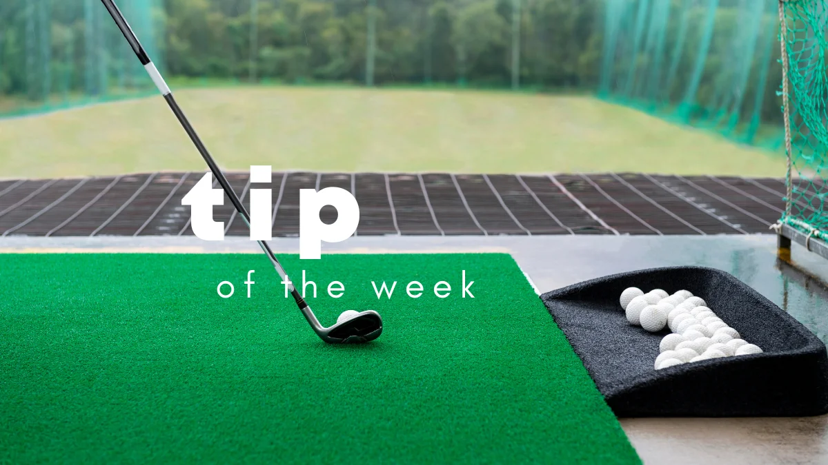 GOLF TIP: DIVOT PATTERNS ON THE RANGE