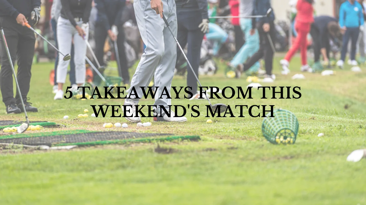 Takeaways from The Match