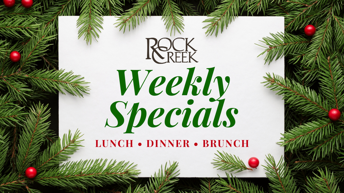 Weekly Specials Starting December 15