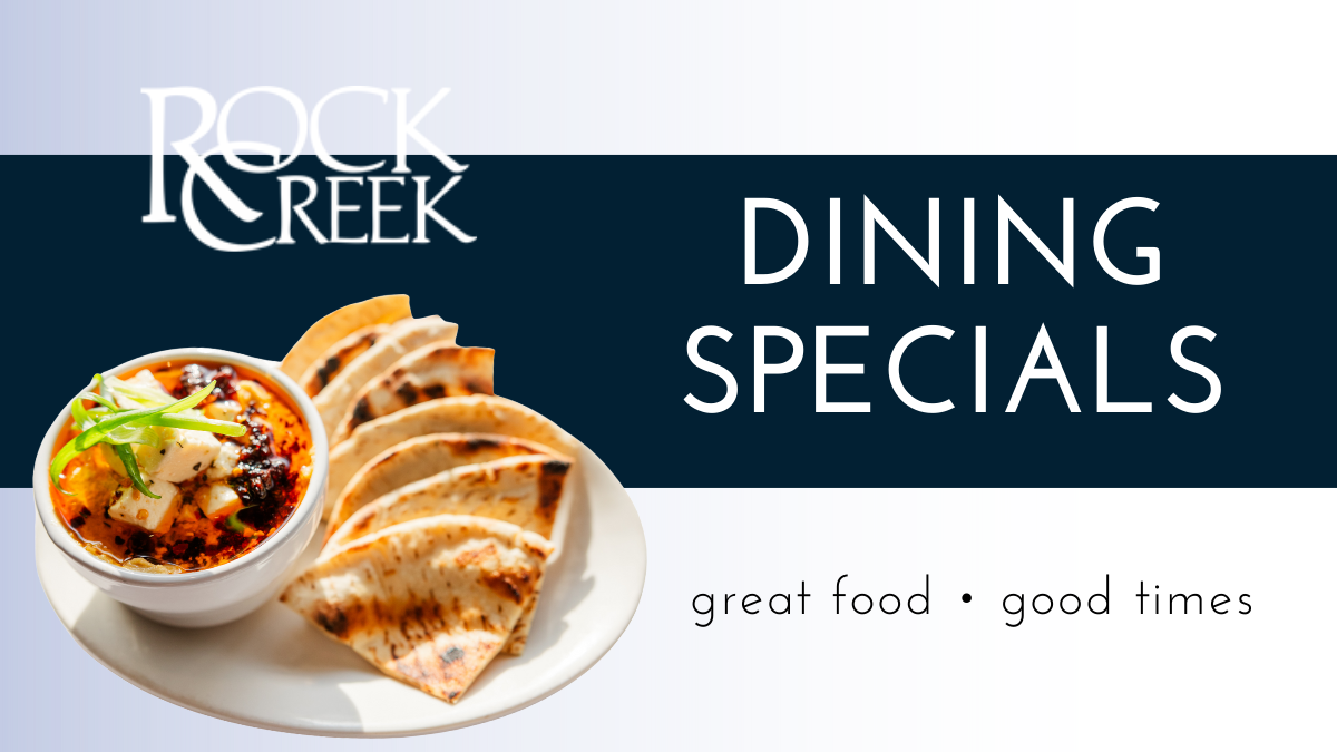 New Week, New Flavors at Rock Creek!