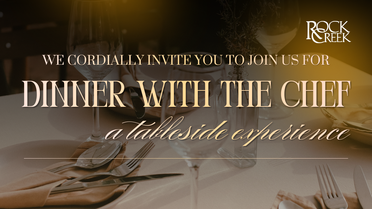 Dinner with the Chef  – An Elevated Culinary Affair