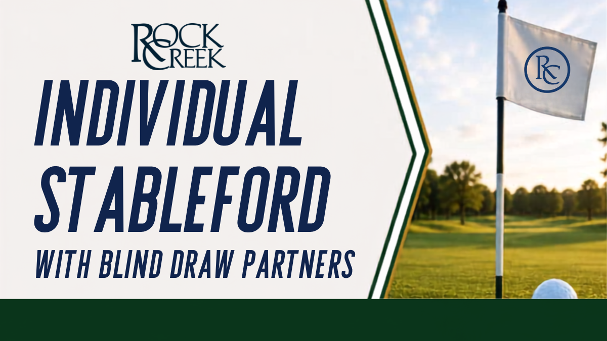 Individual Stableford Is Coming to Rock Creek