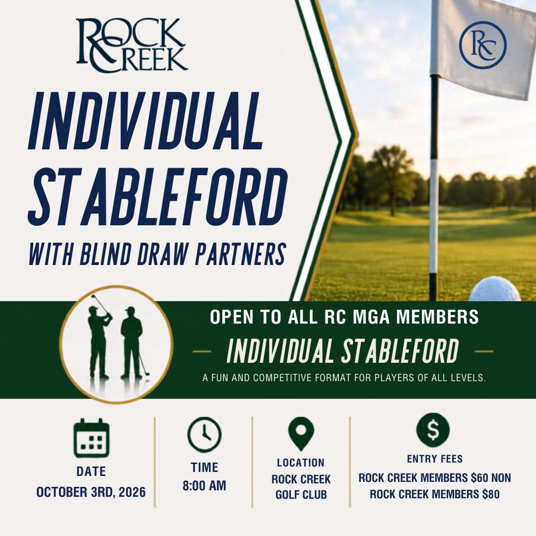 MGA Stableford tournament