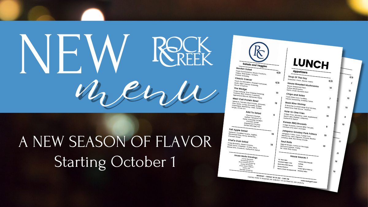 NEW MENU, NEW FAVORITES